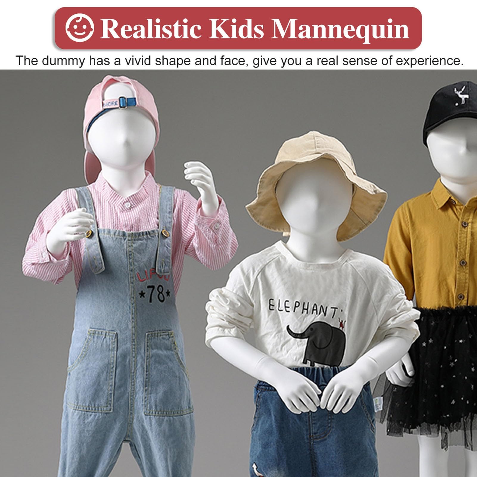 Amazon.co.jp: マネキン 子供用の立っているマネキントルソー、 全身